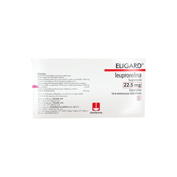 Eligard 22.5 mg Leuprorelina suspensión inyectable 3 meses