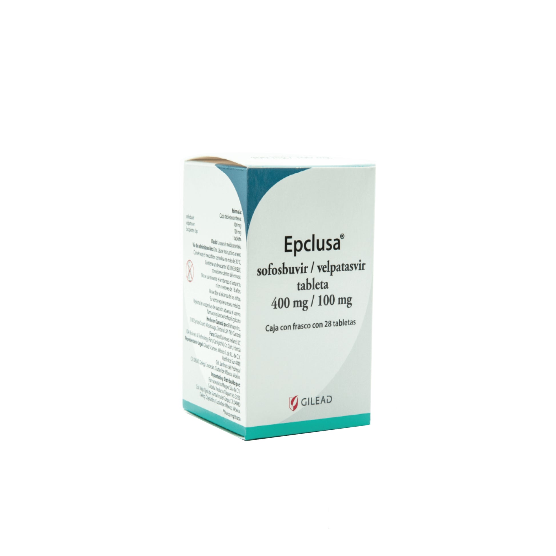 Epclusa 400/100 mg precio México