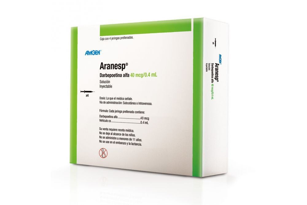 Aranesp 40 mcg/0.4 ml precio México