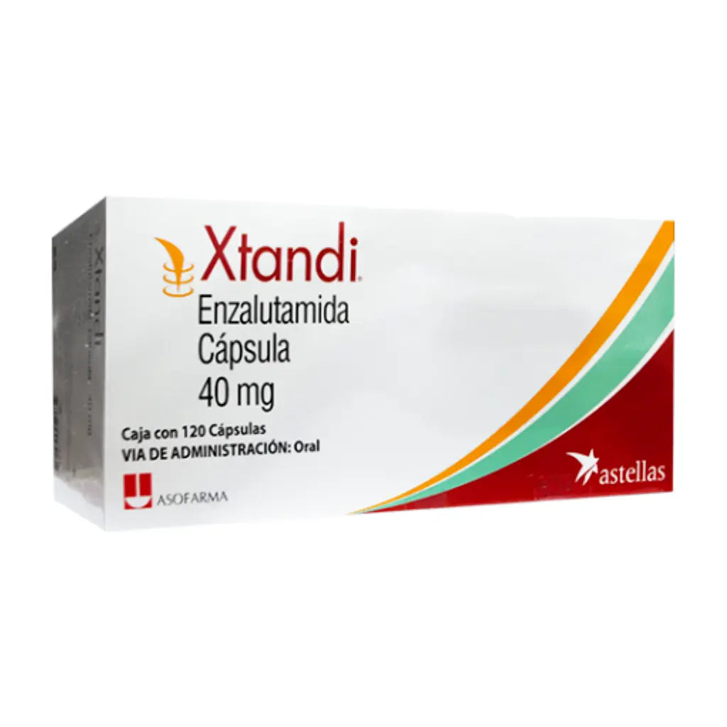 Xtandi 40 mg precio enzalutamida
