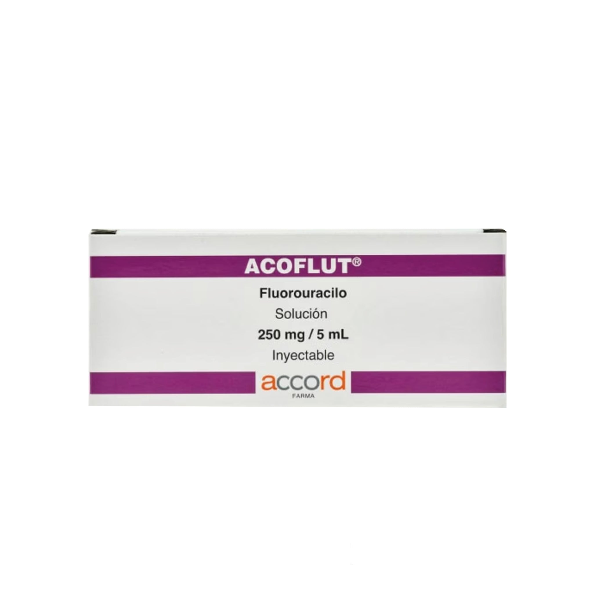 ACOFLUT 250 mg/ 5mL Sol. Iny.  C/10