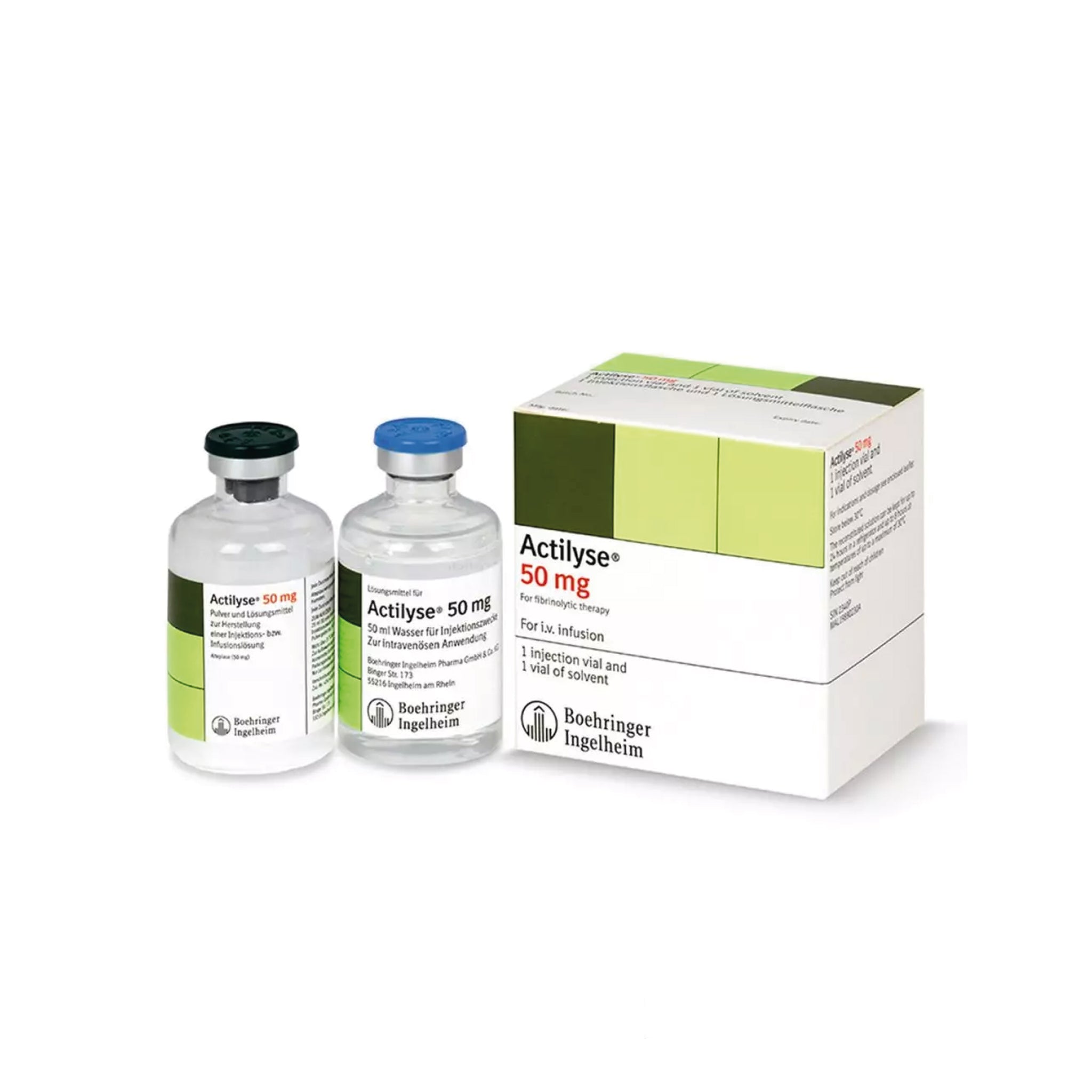 ACTILYSE 50 mg con fco amp y una cánula de conducción
