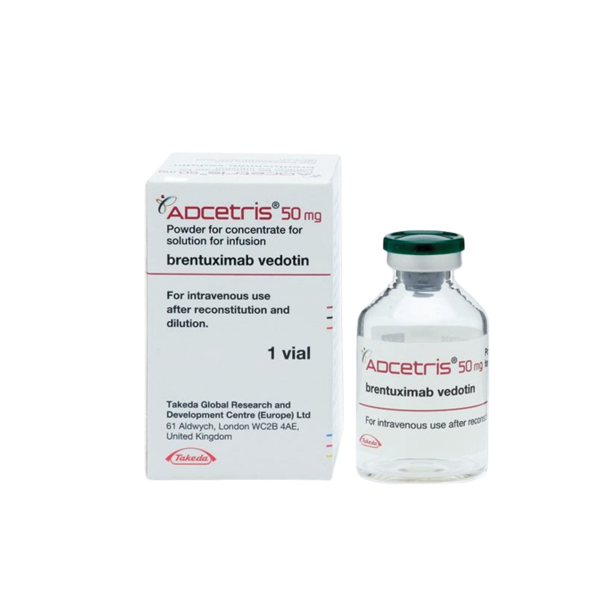 ADCETRIS 50 mg caja c/1 frasco ámpula