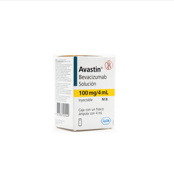 AVASTIN 100 mg caja c/1 frasco ámpula de 4 ml.