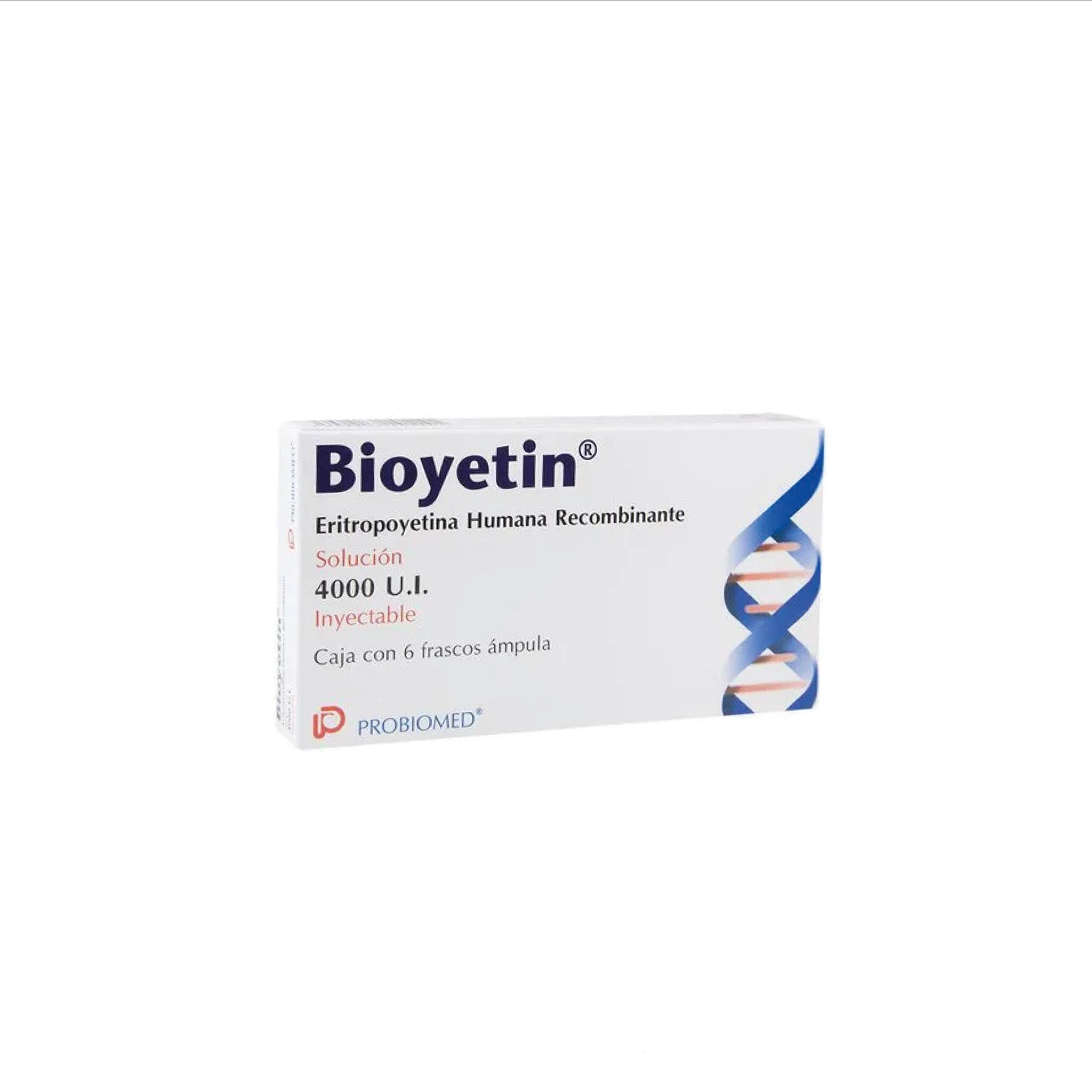 BIOYETIN 4000 UI/ml c/6 frascos ámpula