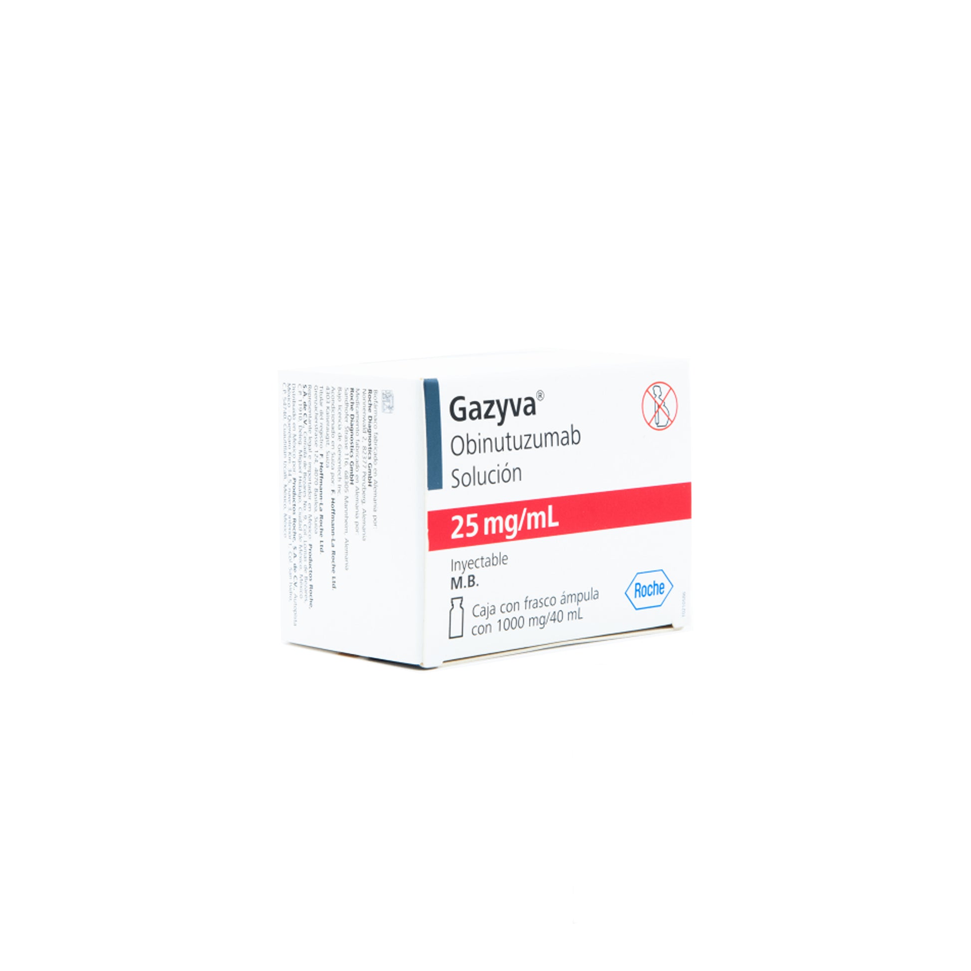 Gazyva 25 mg/ml precio México