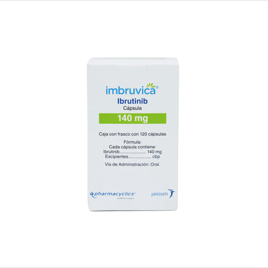 Imbruvica 140 mg (Ibrutinib) | Tratamiento para Leucemia y Linfoma | Farmacias Macross