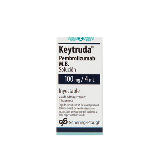 KEYTRUDA 100 mg/4 ml c/1 frasco ámpula
