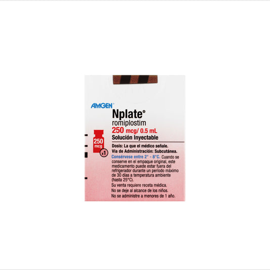 NPLATE Romiplostin 250 mcg / 0.5ml Caja con 1 Frasco