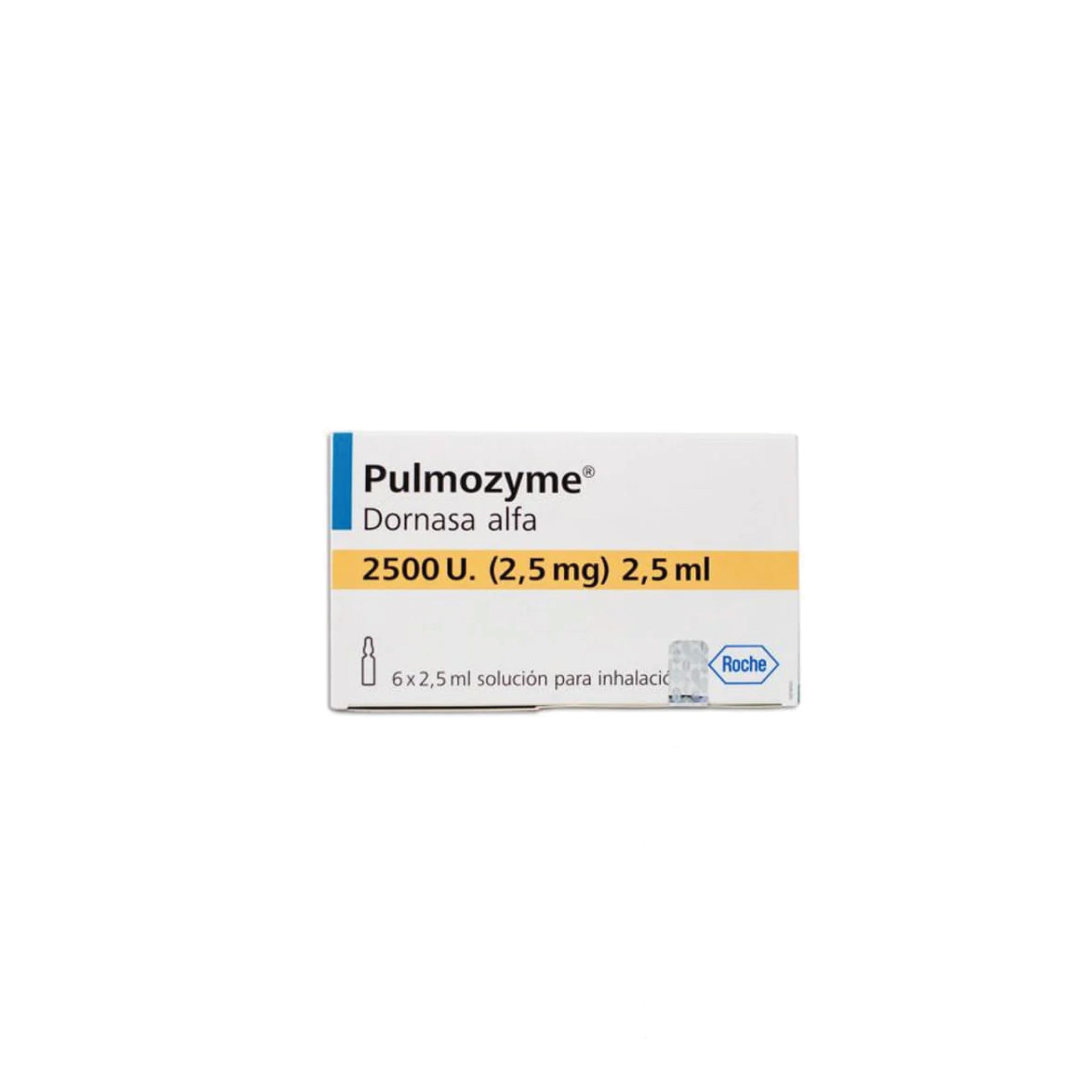 PULMOZYME 2.5mg/2.5 ml c/6 amp