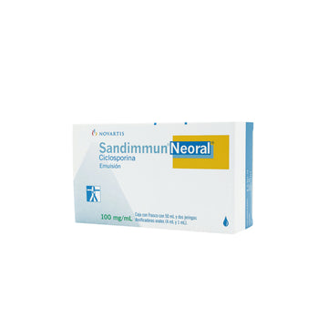 SANDIMMUN NEORAL emulsión 100 mg/ml caja con frasco de 50 ml