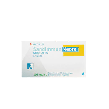 SANDIMMUN NEORAL emulsión 100 mg/ml caja con frasco de 50 ml