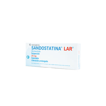 SANDOSTATINA LAR 20 mg Ocreotida suspensión inyectable