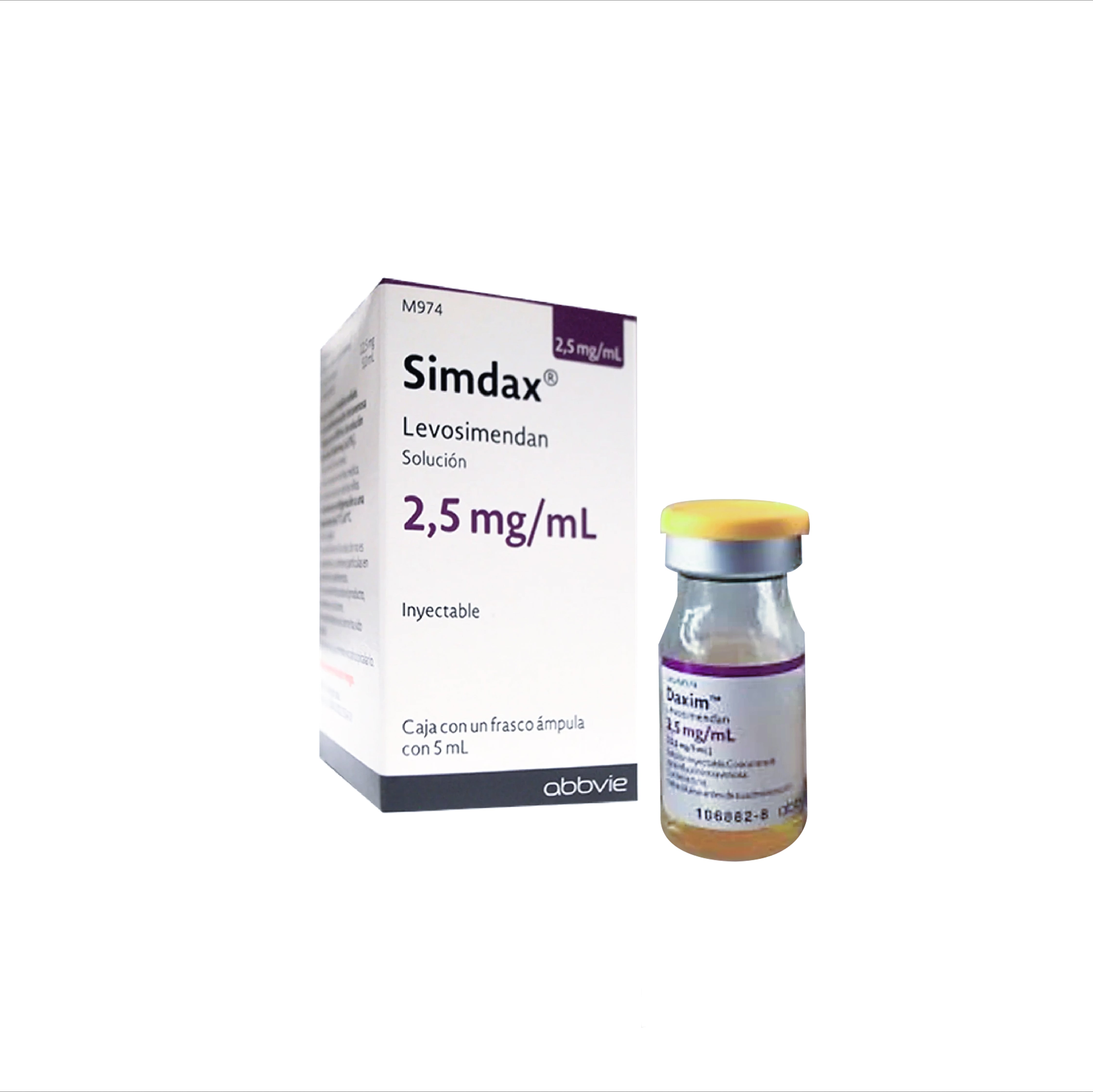 SIMDAX Levosimendan 2,5 mg/ml frasco 5ml. - FARMACIAS MACROSS