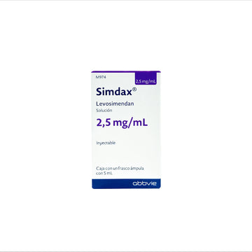 SIMDAX Levosimendan 2,5 mg/ml frasco 5ml.