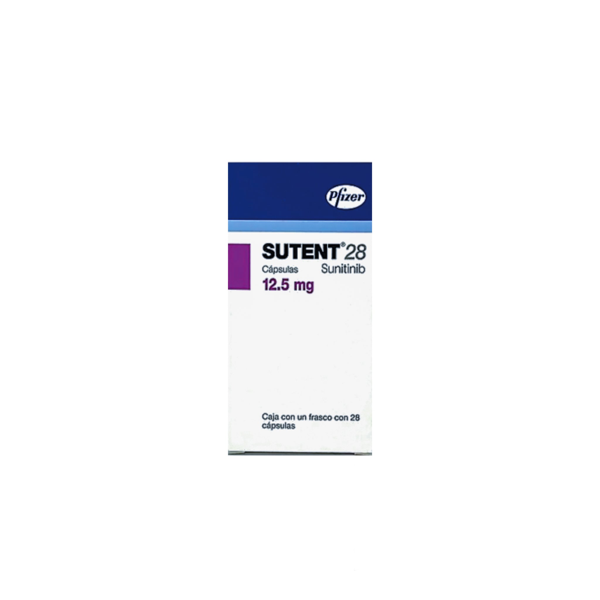 SUTENT 12.5 mg caja con 28 cápsulas
