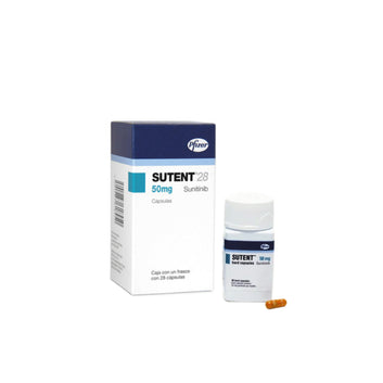 SUTENT 50 mg caja con 28 cápsulas