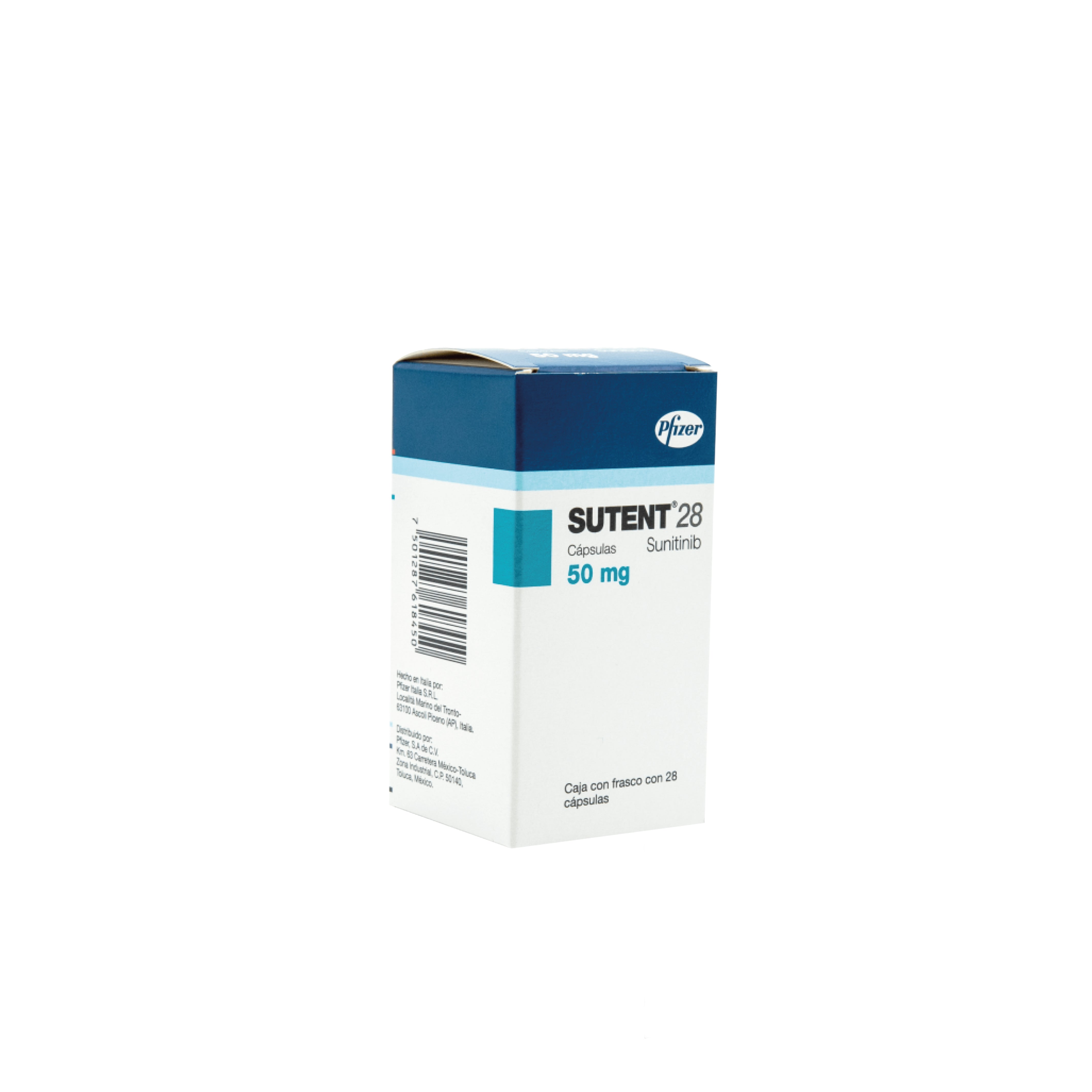 Sutent 50 mg precio México: Caja con 28 Cápsulas - FARMACIAS MACROSS