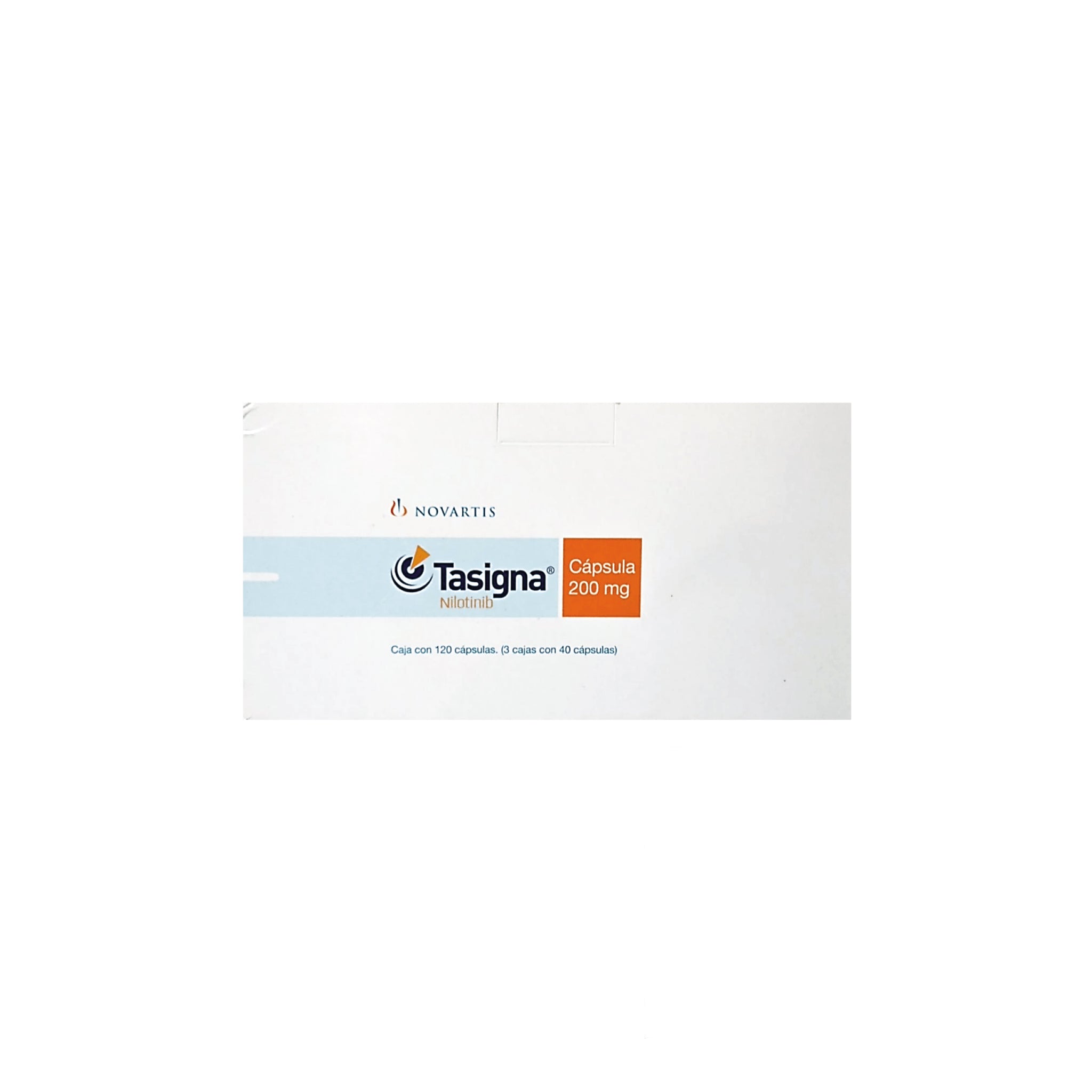 TASIGNA 200 mg Nilotinib c/120 cápsulas