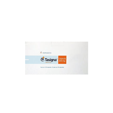 TASIGNA 200 mg Nilotinib c/120 cápsulas