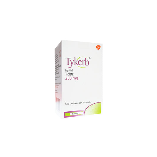 TYKERB 250 mg fco con 70 tabletas