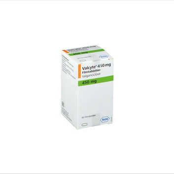 VALCYTE 450 mg caja con 60 tabletas
