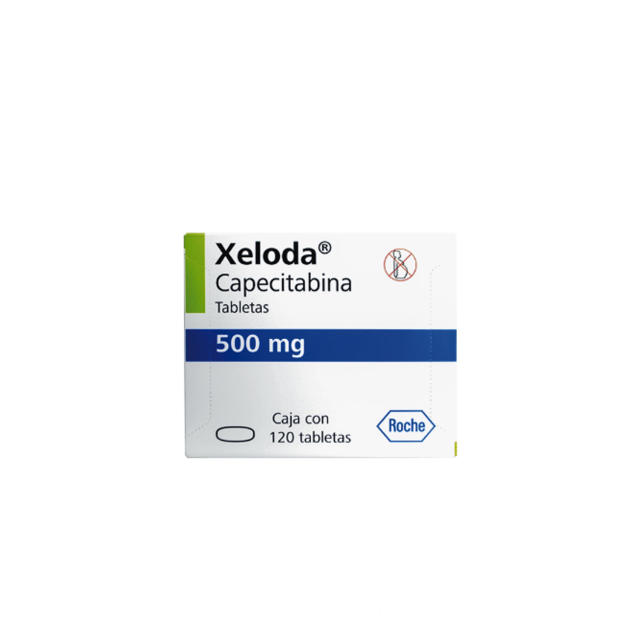 XELODA 500 mg Capecitabina caja con 120 tabletas
