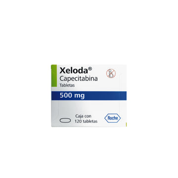 XELODA 500 mg Capecitabina caja con 120 tabletas