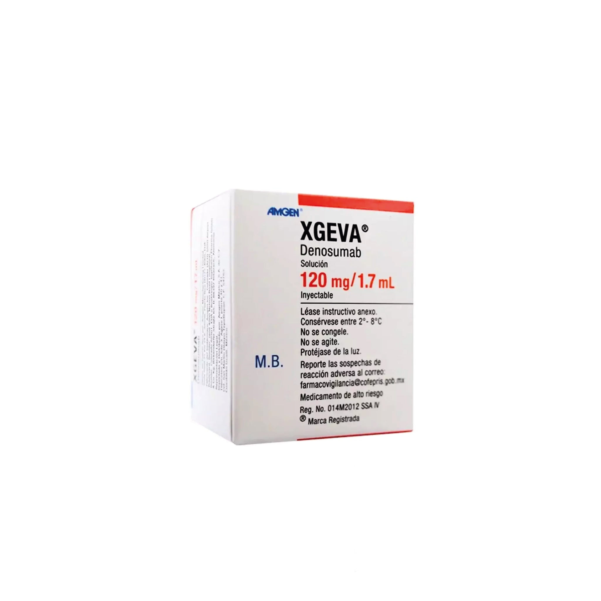 XGEVA solución 120 mg/1.7 ml inyectable