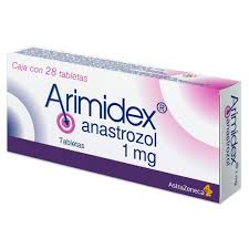 ARIMIDEX 1mg caja c/28 tabletas