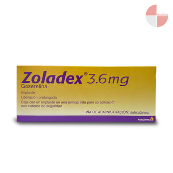 Zoladex 3.6 mg Liberacion Prolongada 1 Implante