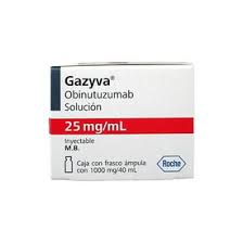 GAZYVA Solución Obinutuzumab 25 mg/mL