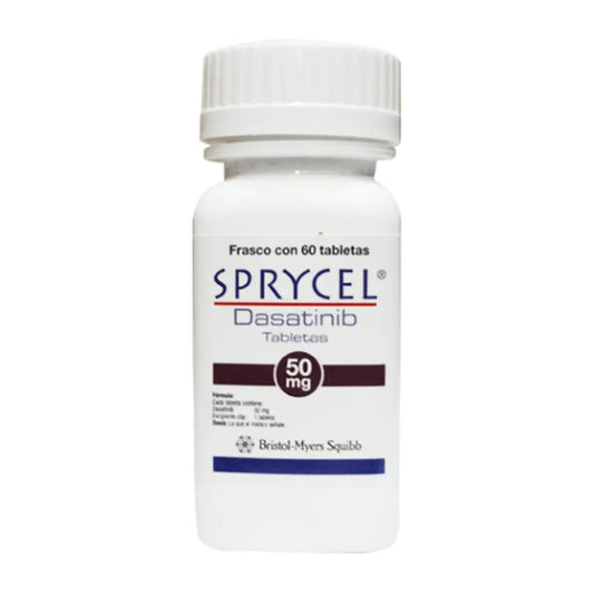 SPRYCEL 50 mg Dasatinib frasco c/60